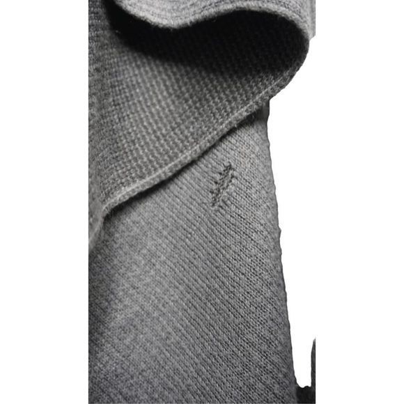 Lululemon 4 Gray Boolux Cashmere Angora Reflection Wrap‎ Cardigan Reversible Top - Picture 2 of 8